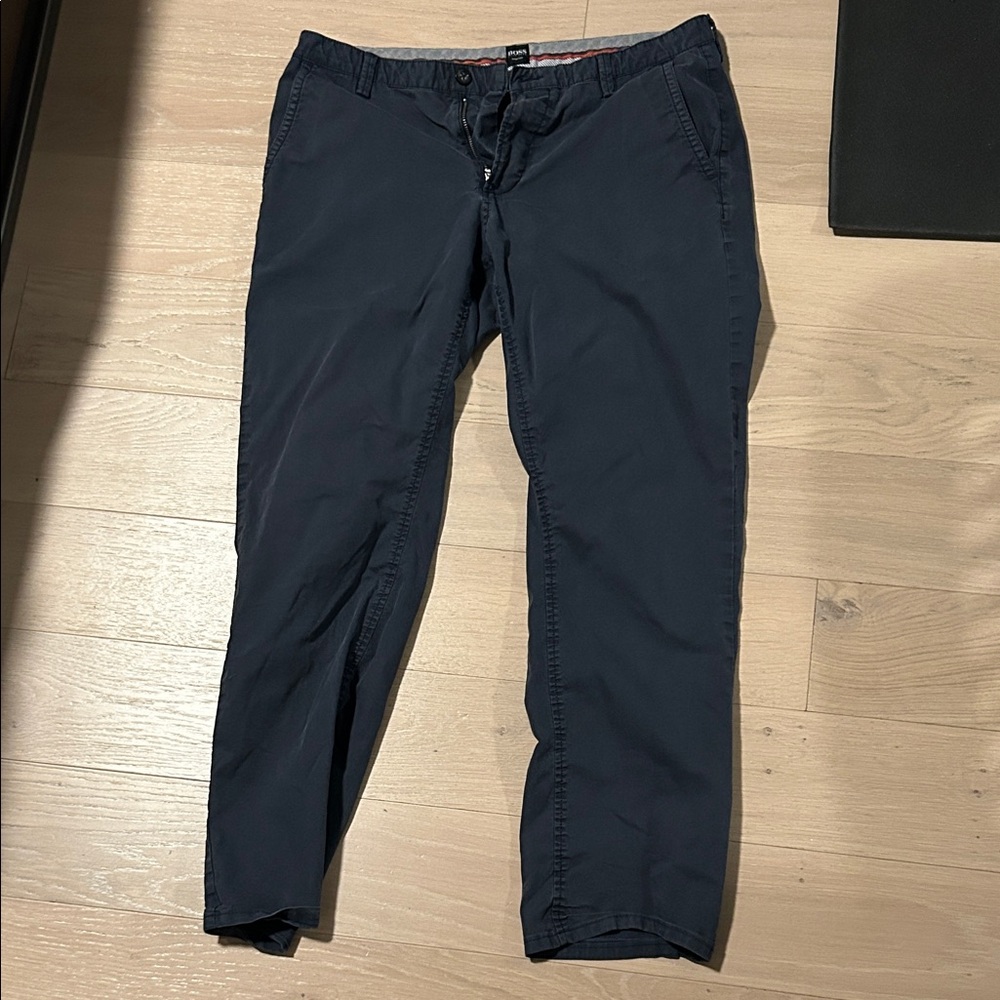 Boss Navy Chino Pants